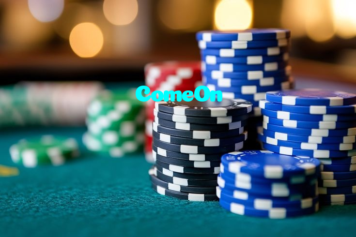 ComeOn casino presented on mobile device in Pakistan with slots and live games
